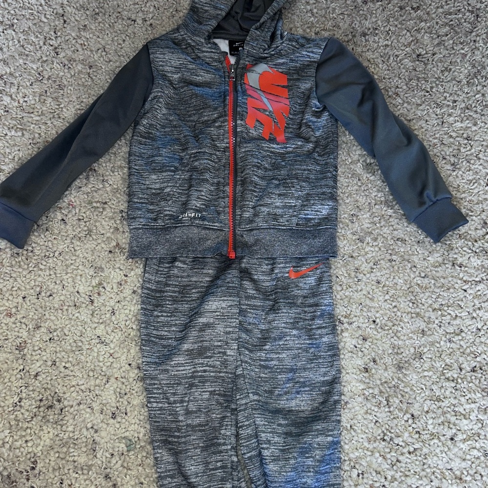 Nike Gray Dri-FIT Tracksuit